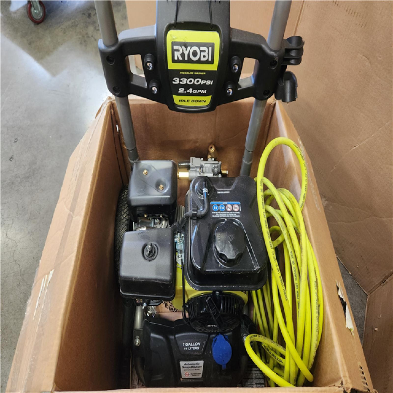 Phoenix AS-IS RYOBI 3300 PSI 2.4 GPM Cold Water Gas Pressure Washer with 212cc Engine