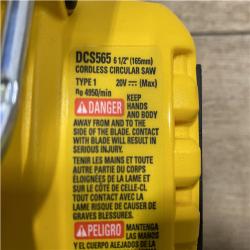 AS-IS Dewalt 20V MAX* 6-1/2 in. Brushless Cordless Circular Saw Tool Only
