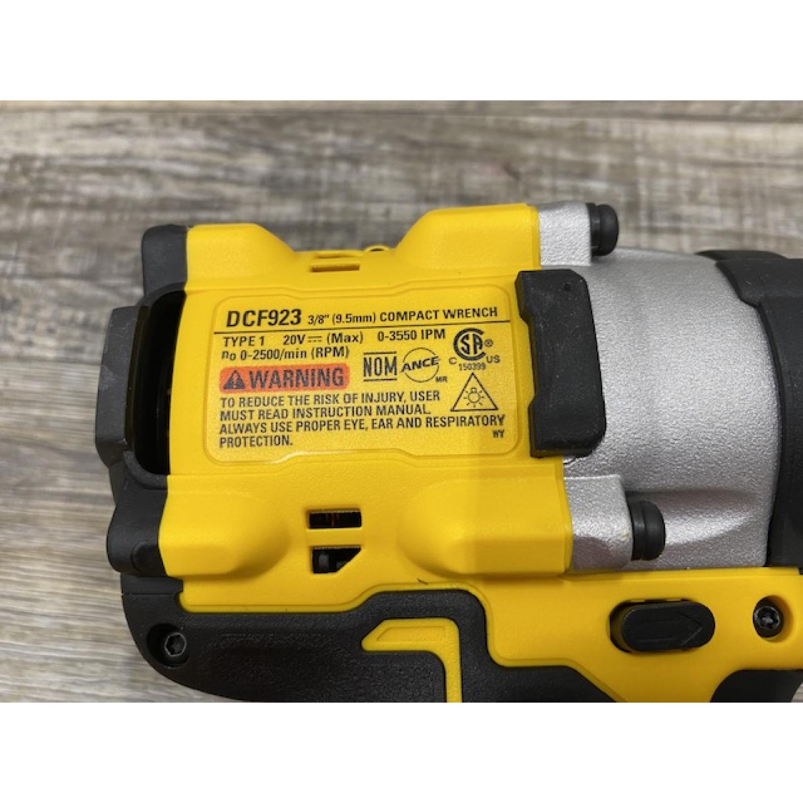 AS-IS DEWALT ATOMIC 20V MAX Cordless Brushless 3/8 in.Variable Speed Impact Wrench (Tool Only)