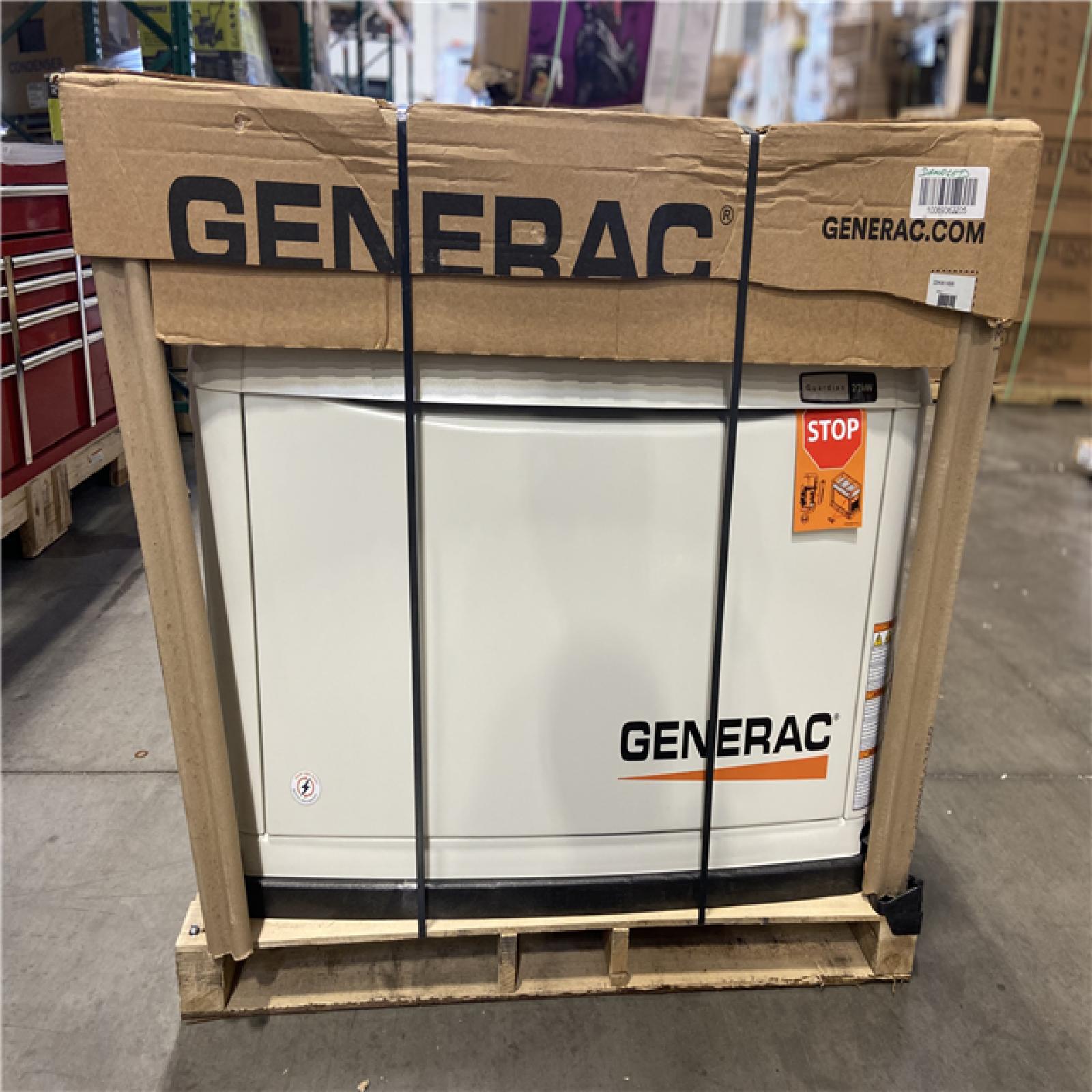 DALLAS LOCATION - Generac 22,000 Watt - Dual Fuel Air- Cooled Whole House Home Standby Generator