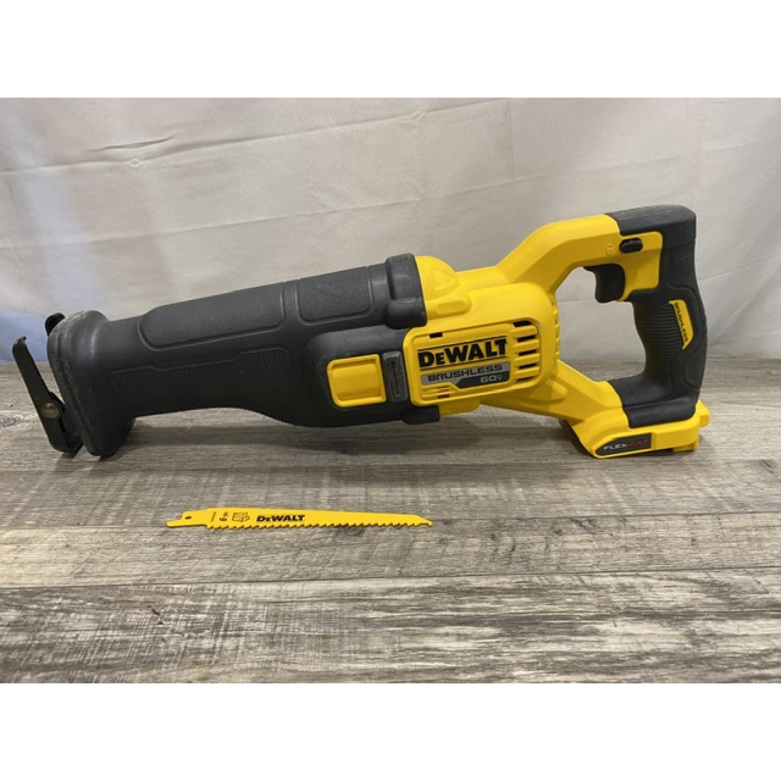 AS-IS DEWALT FLEXVOLT 60V MAX Cordless Brushless Reciprocating Saw (Tool Only)