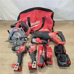 AS-IS Milwaukee M18 FUEL 18V Cordless 5-Tool Combo Kit