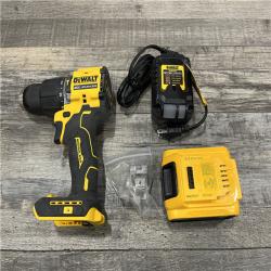 AS-IS DEWALT ATOMIC 20V Lithium-Ion Cordless 1/2 in. Hammer Drill Kit