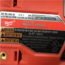 AS-IS Milwaukee FUEL 12-Volt Lithium-Ion Brushless Cordless Hammer Drill and Impact Driver Combo Kit