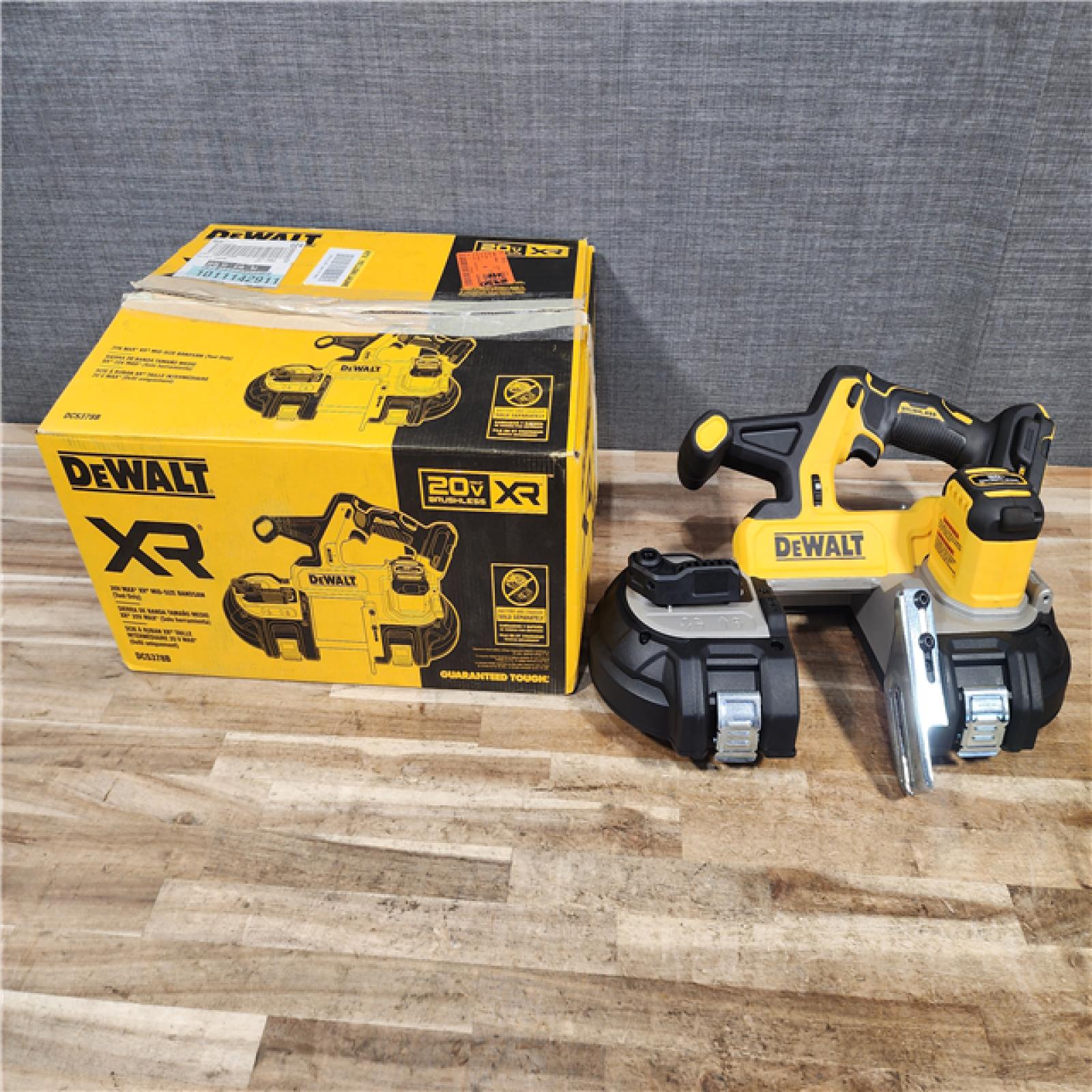 HOUSTON LOCATION - AS - IS DEWALT 20-Volt MAX 3-3/8 in. Cordless Brushless Bandsaw (Tool-Only)
