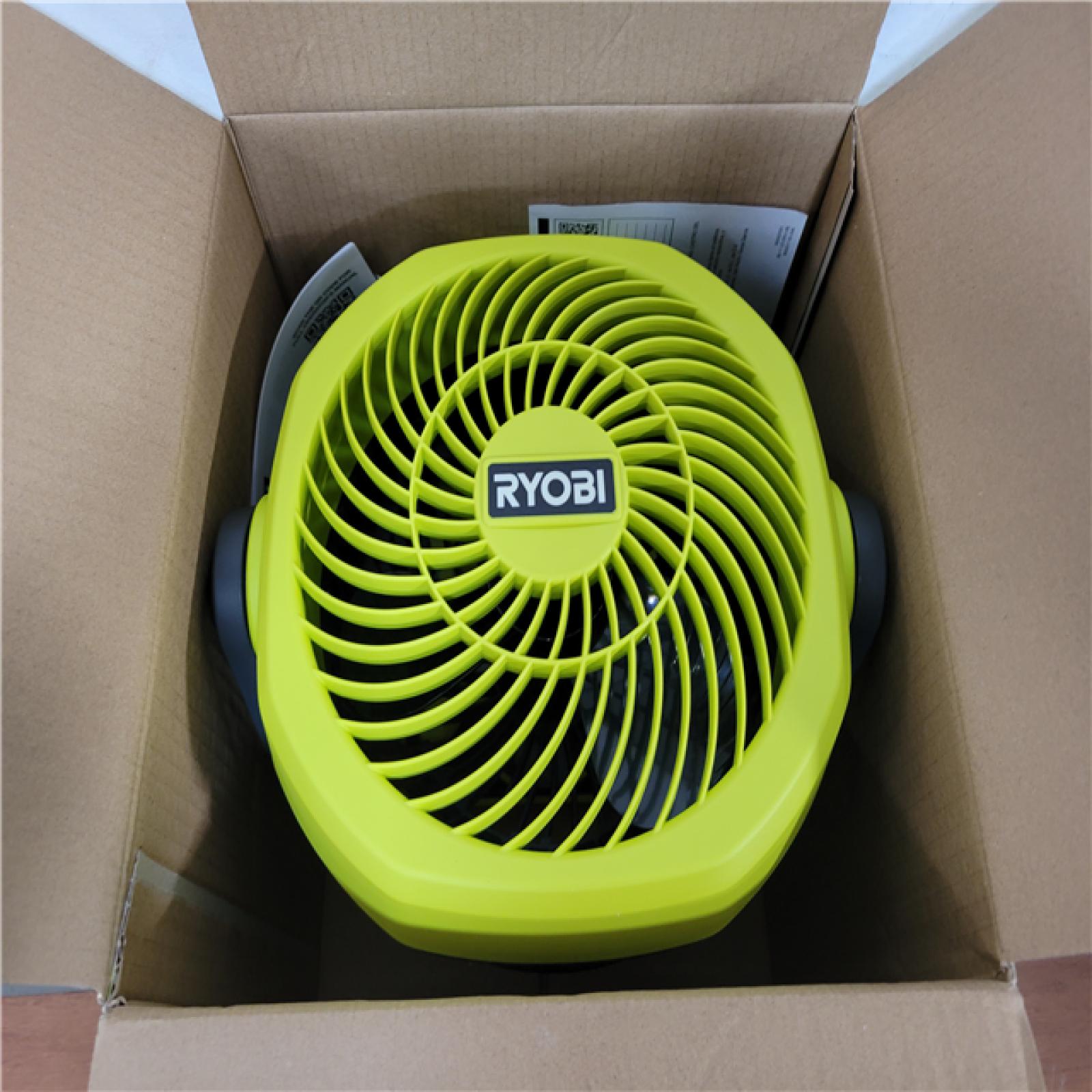 California NEW Ryobi One+ 18V Hybrid 7.5 Fan (Tool Only)