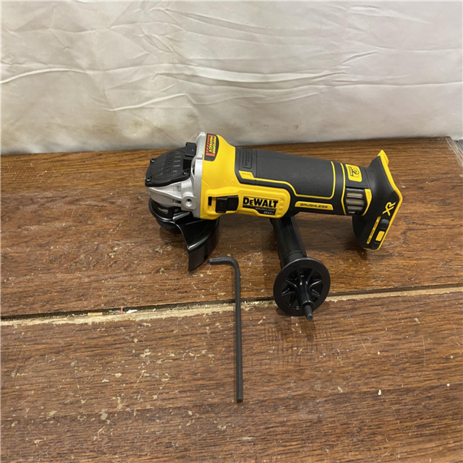 AS-IS DeWalt DCG405B 20V Max XR 4.5-Inch Slide Switch Small Angle Grinder (Tool Only)