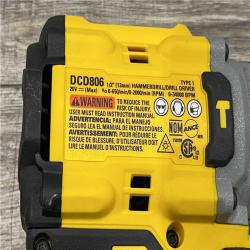 AS-IS DEWALT 20V XR Brushless Cordless 1/2 in. Hammer Drill (Tool-Only)