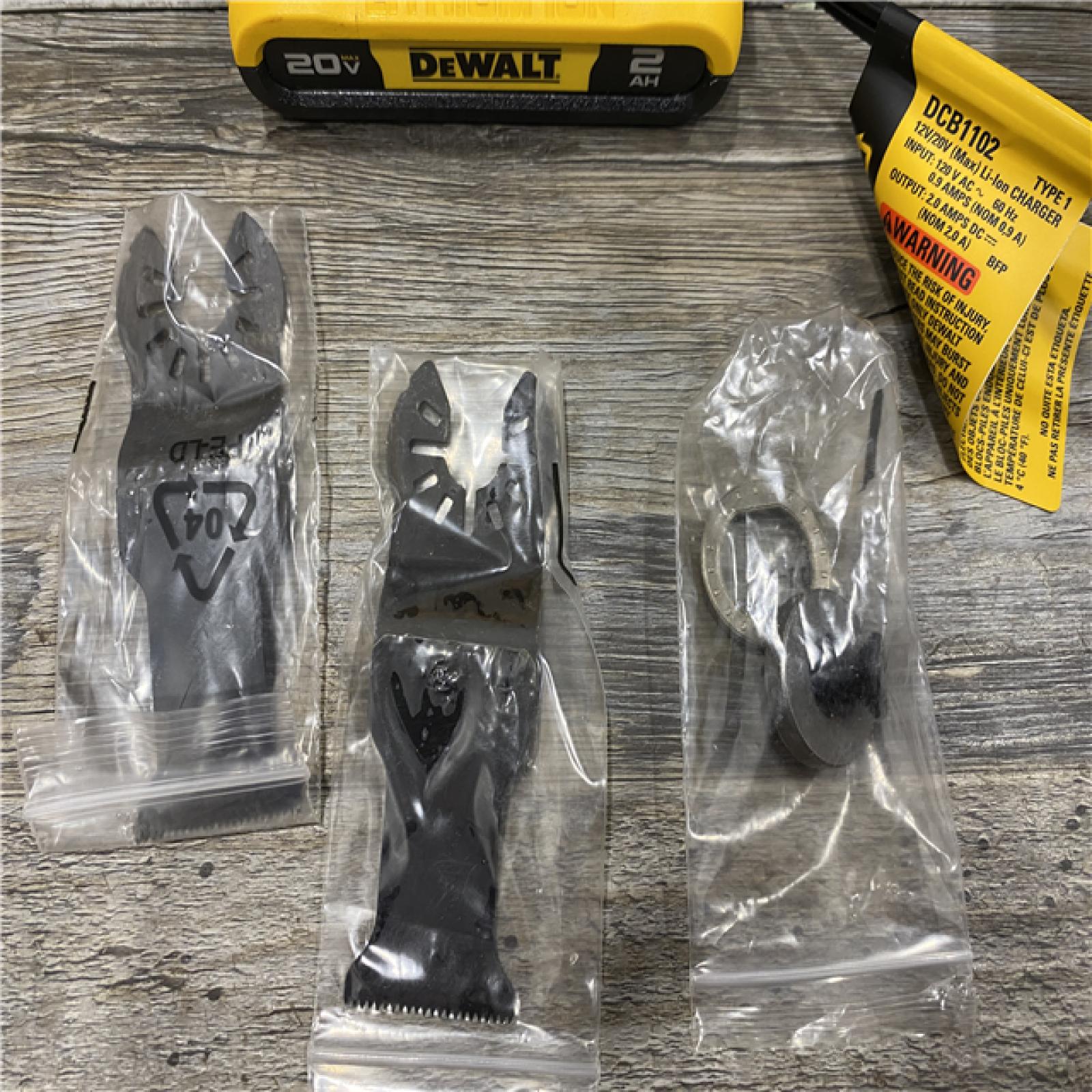 AS-IS DEWALT 20-Volt MAX Lithium-Ion Cordless Brushless Oscillating Tool Kit