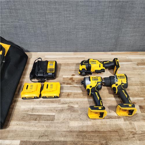 HOUSTON LOCATION - AS-IS DEWALT 3 TOOL COMBO KIT W/ (2) BATTERY & CHARGER