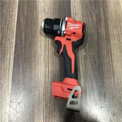 AS-IS Milwaukee 18V Lithium-Ion Brushless Cordless 1/2 in. Compact Drill/Driver (Tool-Only)