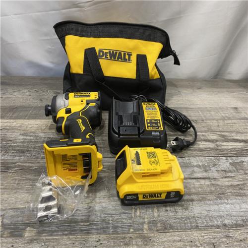 AS-IS DEWALT Atomic 20V Max Lithium-Ion Brushless Cordless Compact 1/4 in. Impact Driver Kit