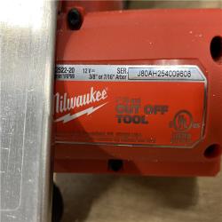 AS-IS Milwaukee FUEL 12V Lithium-Ion Brushless Cordless 3 in. Cut Off Saw (Tool-Only)
