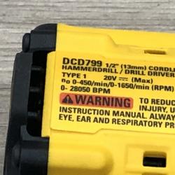 AS-IS DeWalt ATOMIC 20V Lithium-Ion Cordless 1/2 in. Hammer Drill Kit