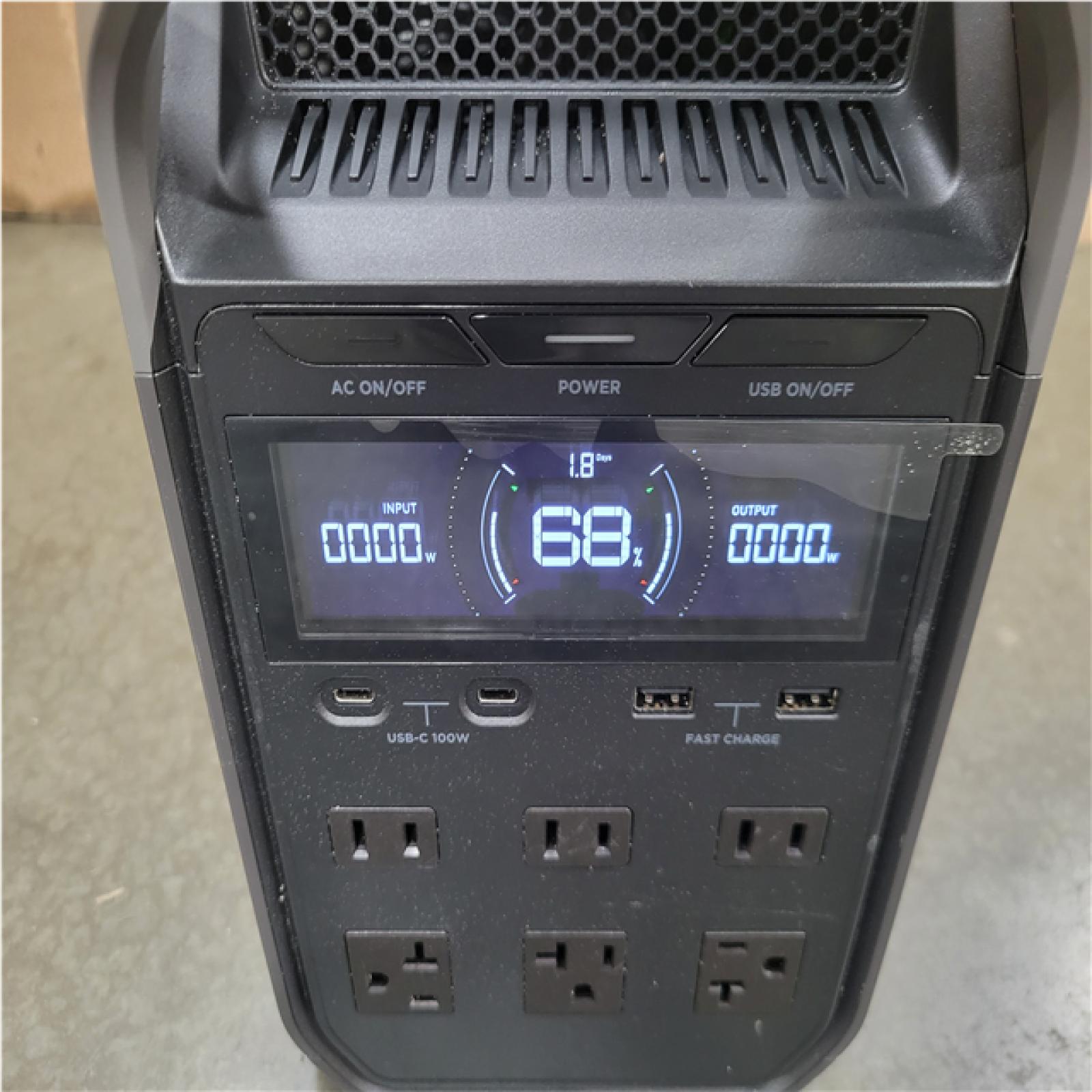 CALIFORNIA AS-IS ECOFLOW DELTA 3 3600-WATT GENERATOR