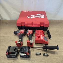 AS-IS Milwaukee FUEL 18V Cordless Hammer Drill and Impact Driver Combo Kit