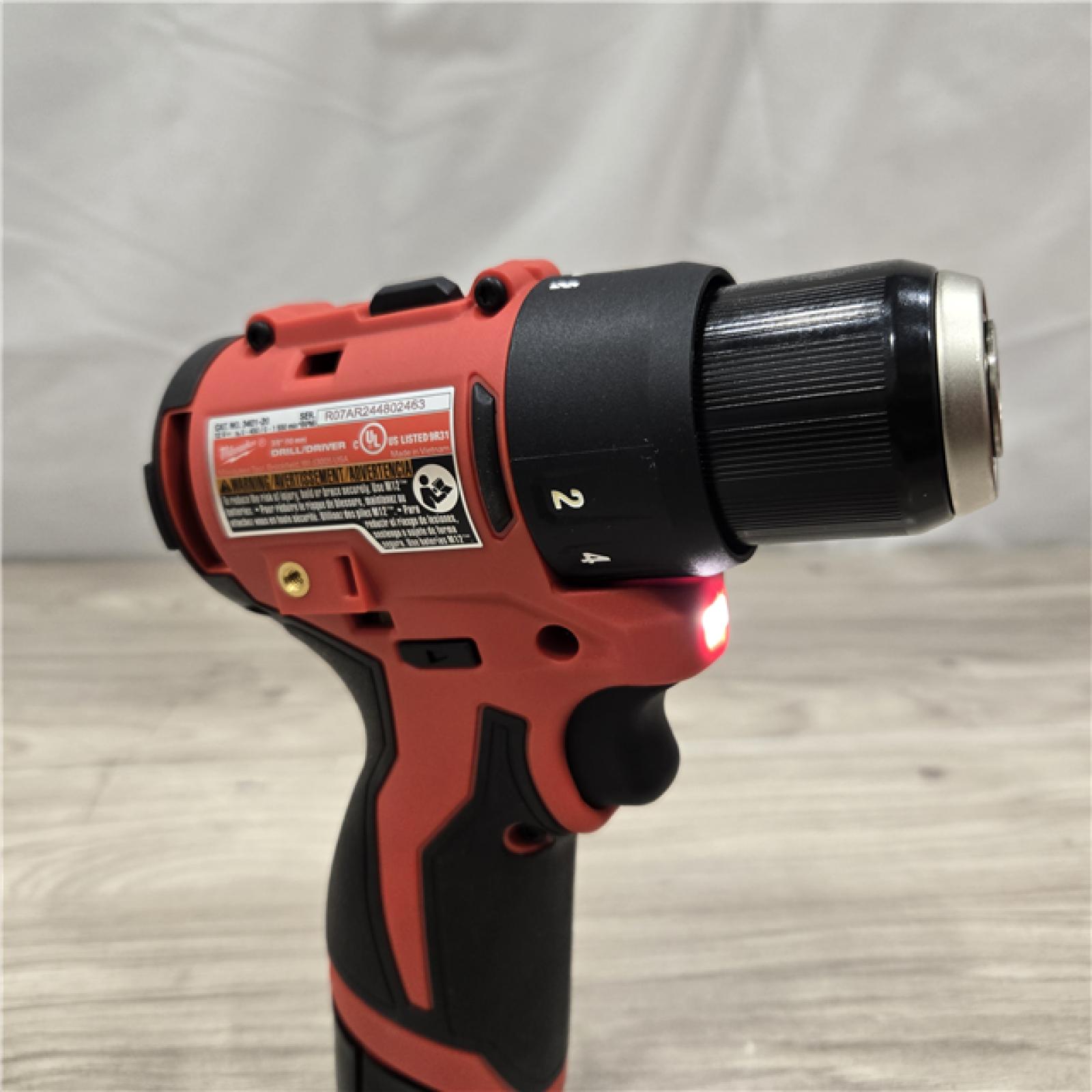 AS-IS Milwaukee M12 Cordless Brushless 2 Tool Combo Kit