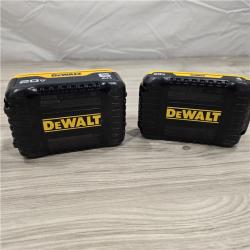AS-IS DEWALT 20V MAX Lithium-Ion 6.0Ah and 4.0Ah Battery and Charger Starter Kit