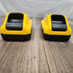 AS-IS - Dewalt 20-Volt MAX Lithium-Ion 4.0 Ah Compact Battery Pack (2-Pack)