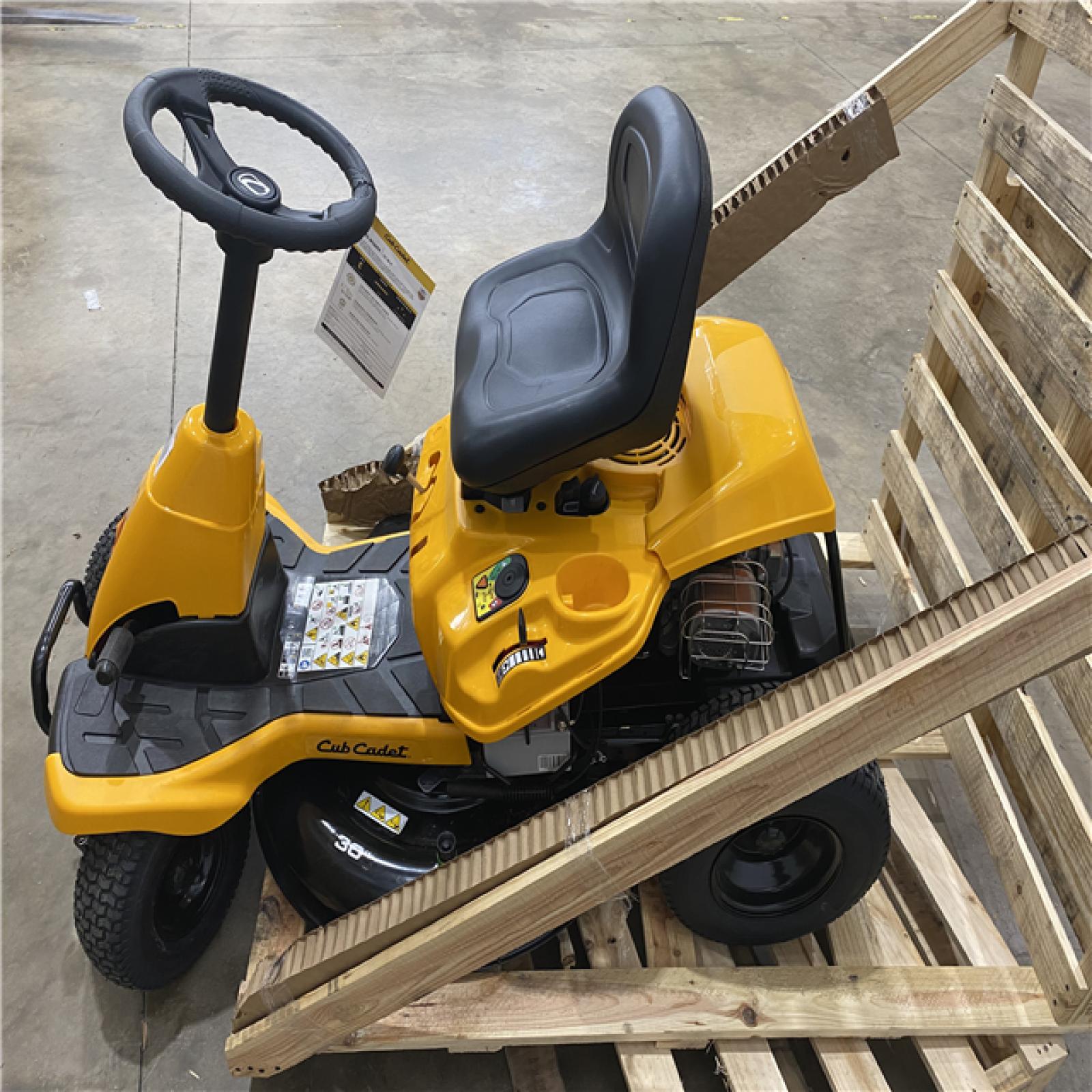 Houston Location - AS-IS Outdoor Power Equipment CUB CADET RIDING MOWER