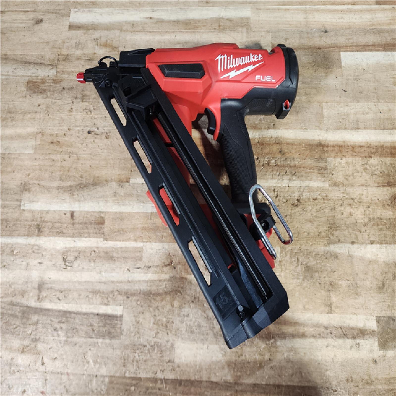 HOUSTON LOCATION - AS - IS Milwaukee FUEL 18-Volt Lithium-Ion Brushless Cordless Gen II 15-Gauge Angled Finish Nailer (Tool-Only)