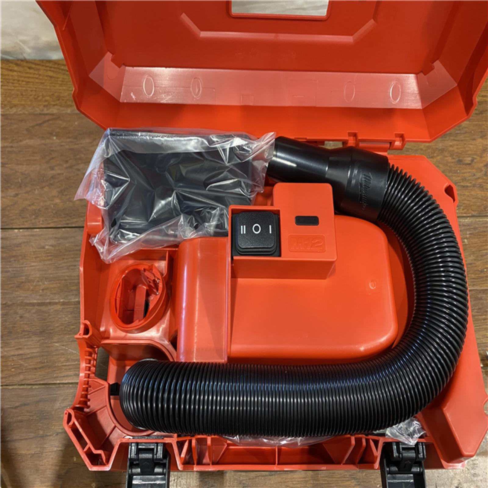 AS-IS Milwaukee M12 FUEL 12-Volt Lithium-Ion Brushless Cordless 1.6 Gal. Wet/Dry Vacuum (Tool-Only)