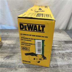 NEW - DEWALT Bagless 20V MAX Stick Cordless General Dirt Filter Handheld Vacuum (Tool Only)