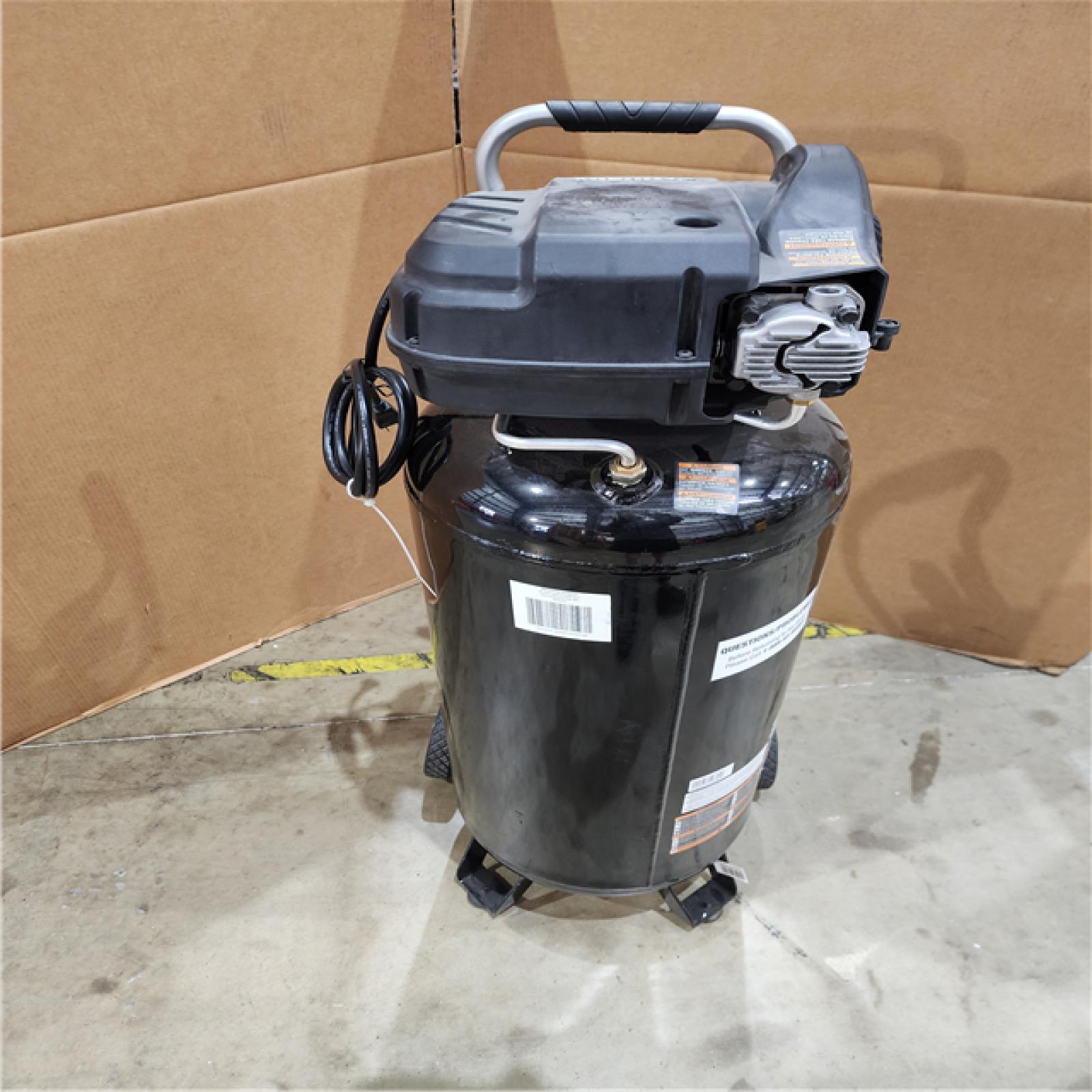 HOUSTON LOCATION - AS-IS Husky 20 Gal. 200 PSI Oil Free Portable Vertical Electric Air Compressor