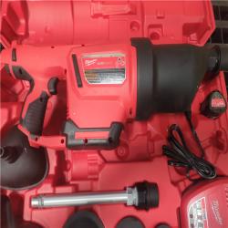 CALIFORNIA AS-IS MILWAUKEE M12 Lithium-Ion Drain Cleaning Airsnake Air Gun Kit w/ 2.0Ah Battery