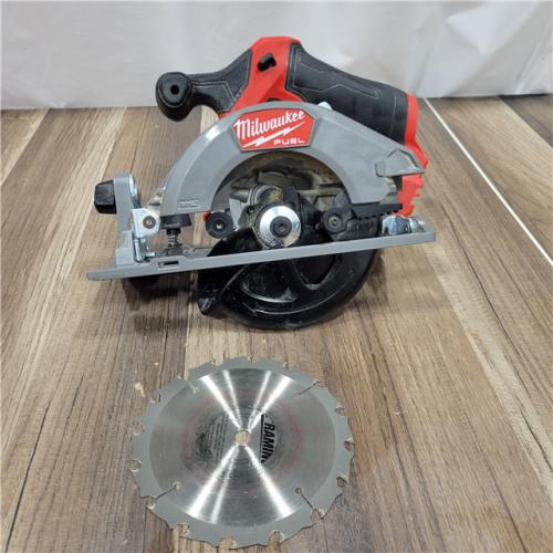 AS-IS Milwaukee  M12 FUEL 12V Lithium-Ion Brushless 5-3/8 in. Cordless Circular Saw (Tool-Only)
