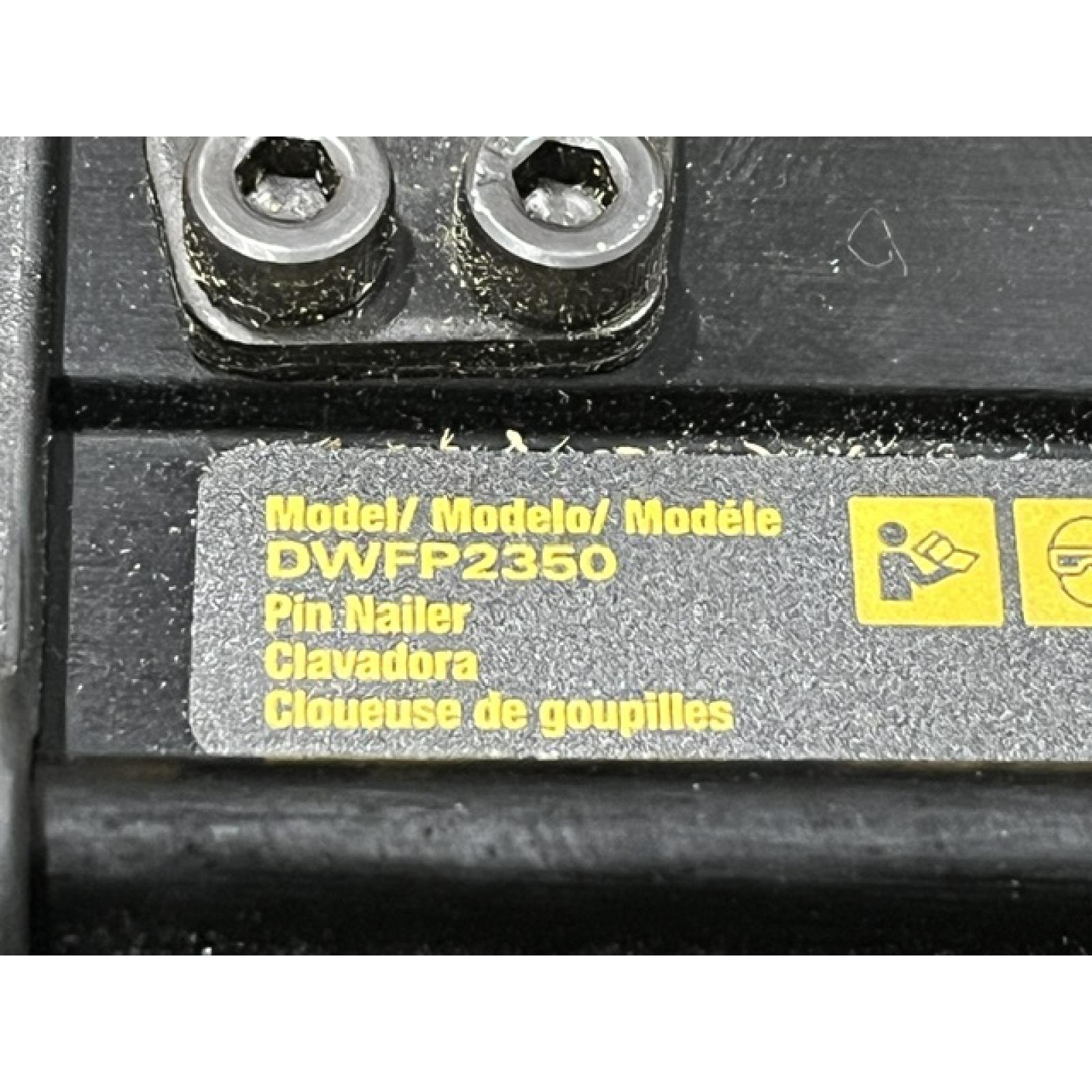 AS-IS DEWALT 23-Gauge 2 in. Pin Nailer