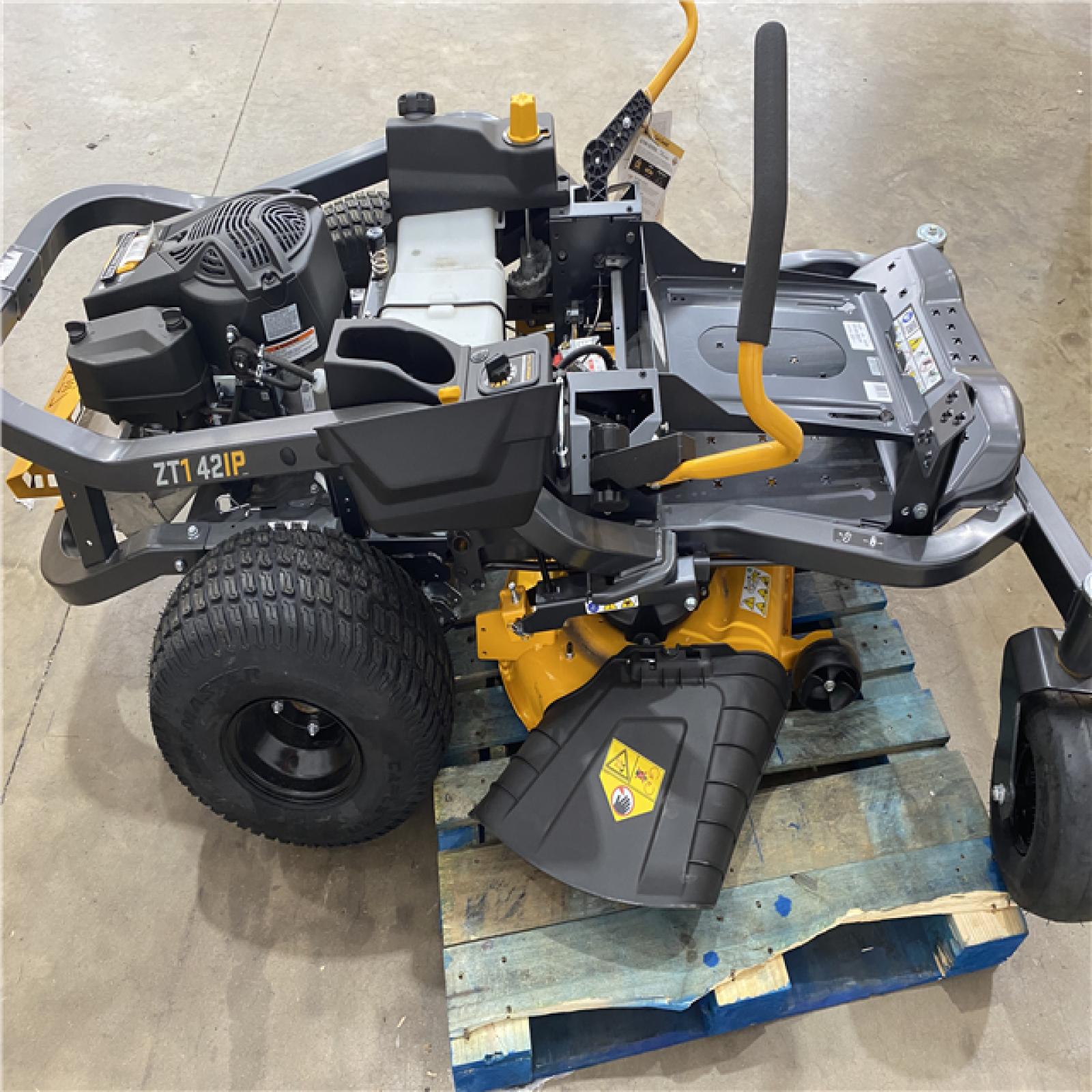 Houston Location - AS-IS Outdoor Power Equipment CUB CADET ZT1 42IP SIT DOWN MOWER