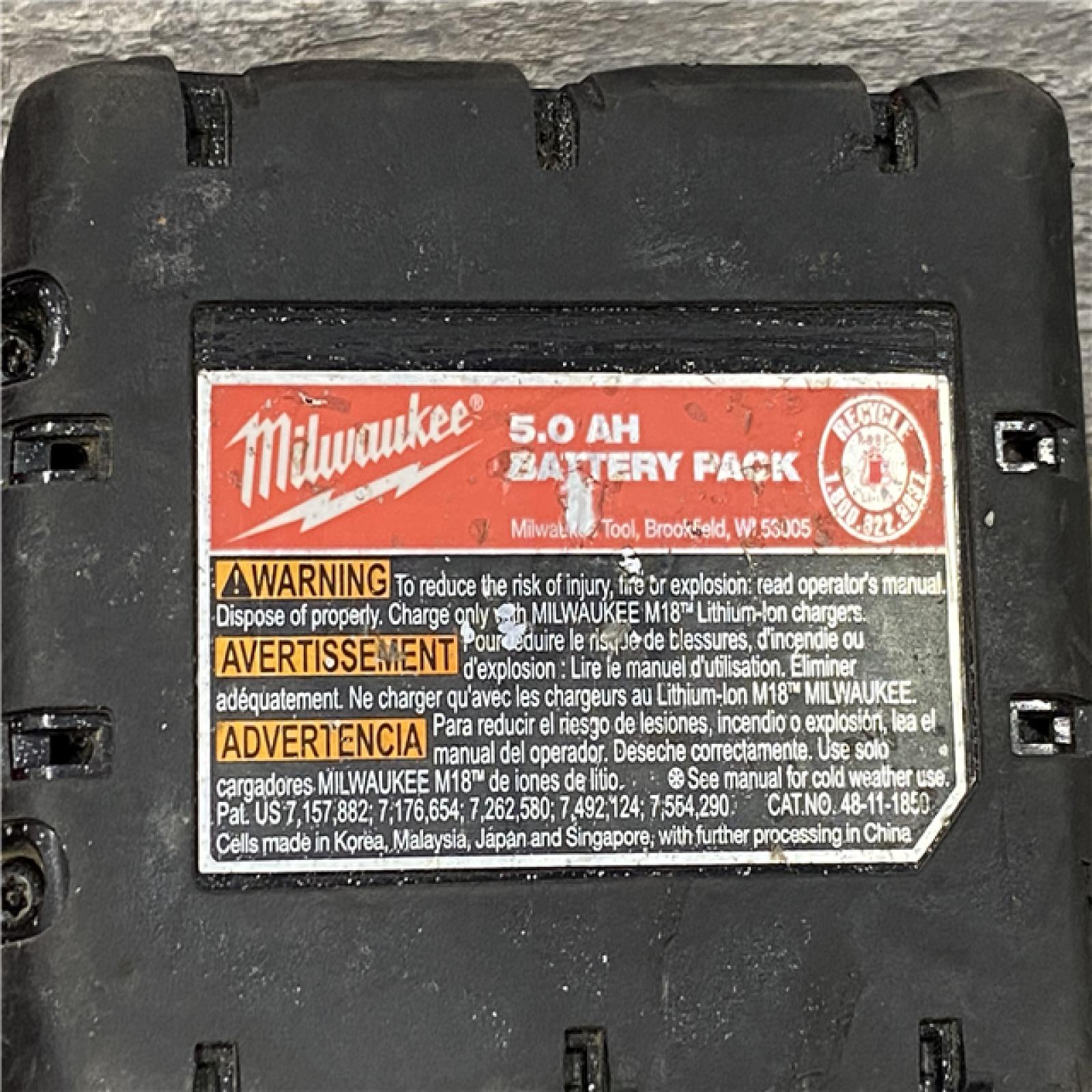 AS-IS Milwaukee FUEL 18V Lithium-Ion Brushless Cordless 1/2 in. Hammer Drill Driver Kit