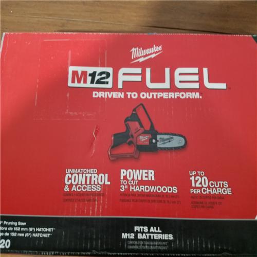 CALIFORNIA AS-IS MILWAUKEE M12 HATCHET 6PRUNING SAW (TOOL ONLY)