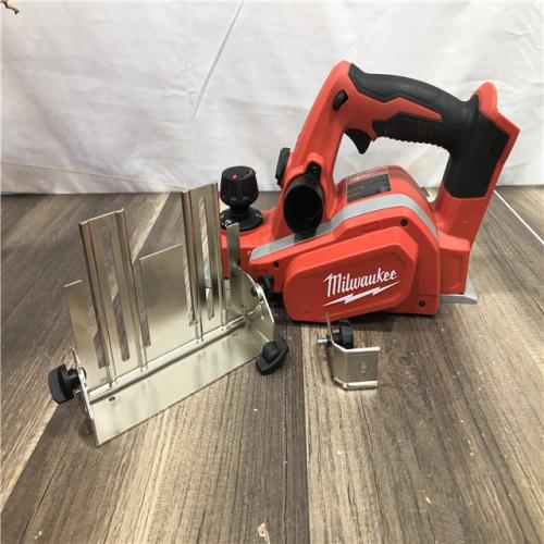 AS-IS Milwaukee 18V Lithium-Ion Cordless 3-1/4 in. Planer (Tool-Only)