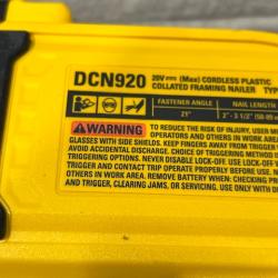 AS-IS DEWALT 20-Volt 21° Cordless Framing Nailer (Tool-Only)