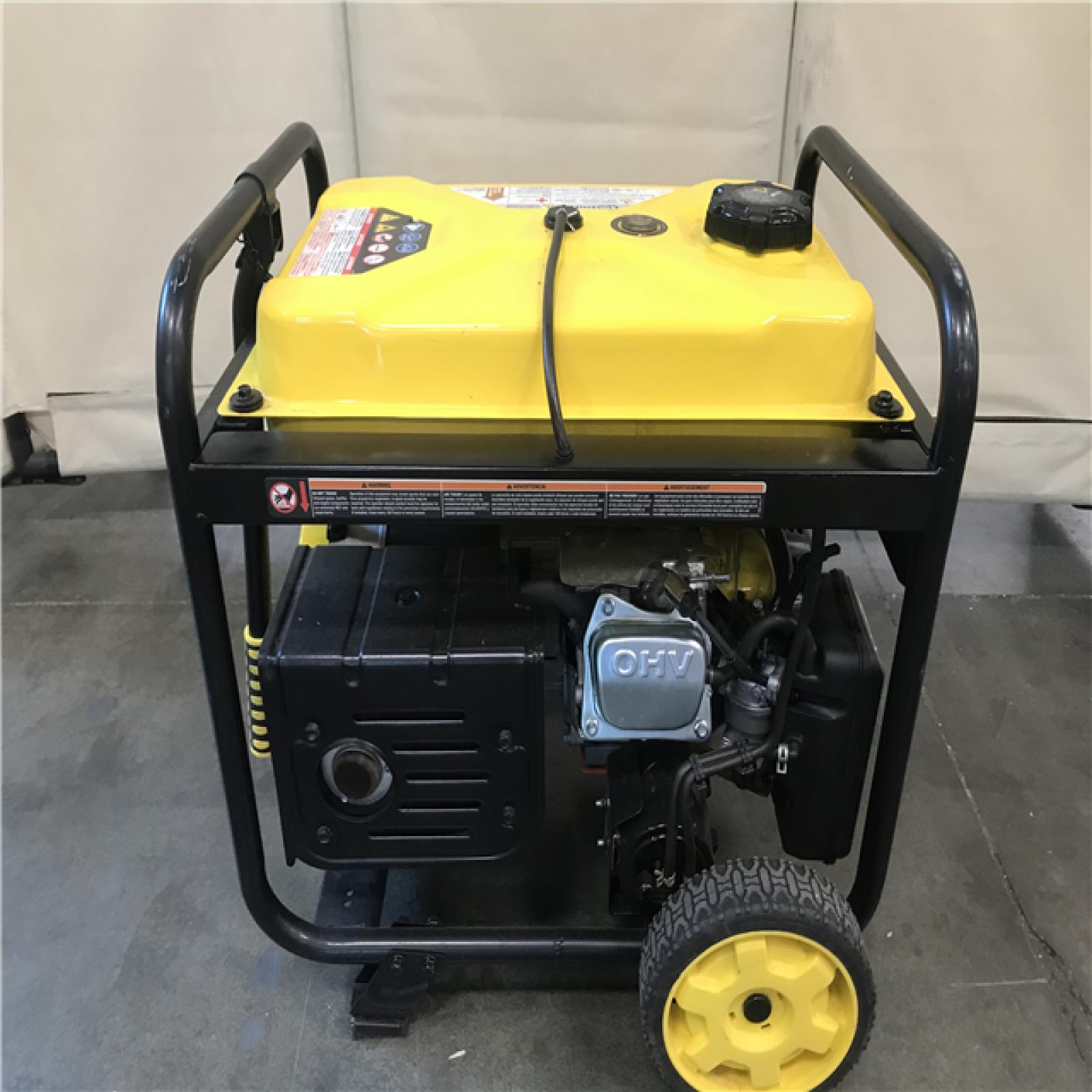California AS-IS Champion Power Equipment 4250-Watt Recoil Start Duel Fuel Generator