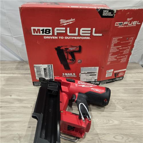 AS-IS Milwaukee 2744-20 M18 FUEL 3-1/2 in. 18-Volt 21-Degree Lithium-Ion Brushless Cordless Framing Nailer (Tool-Only)