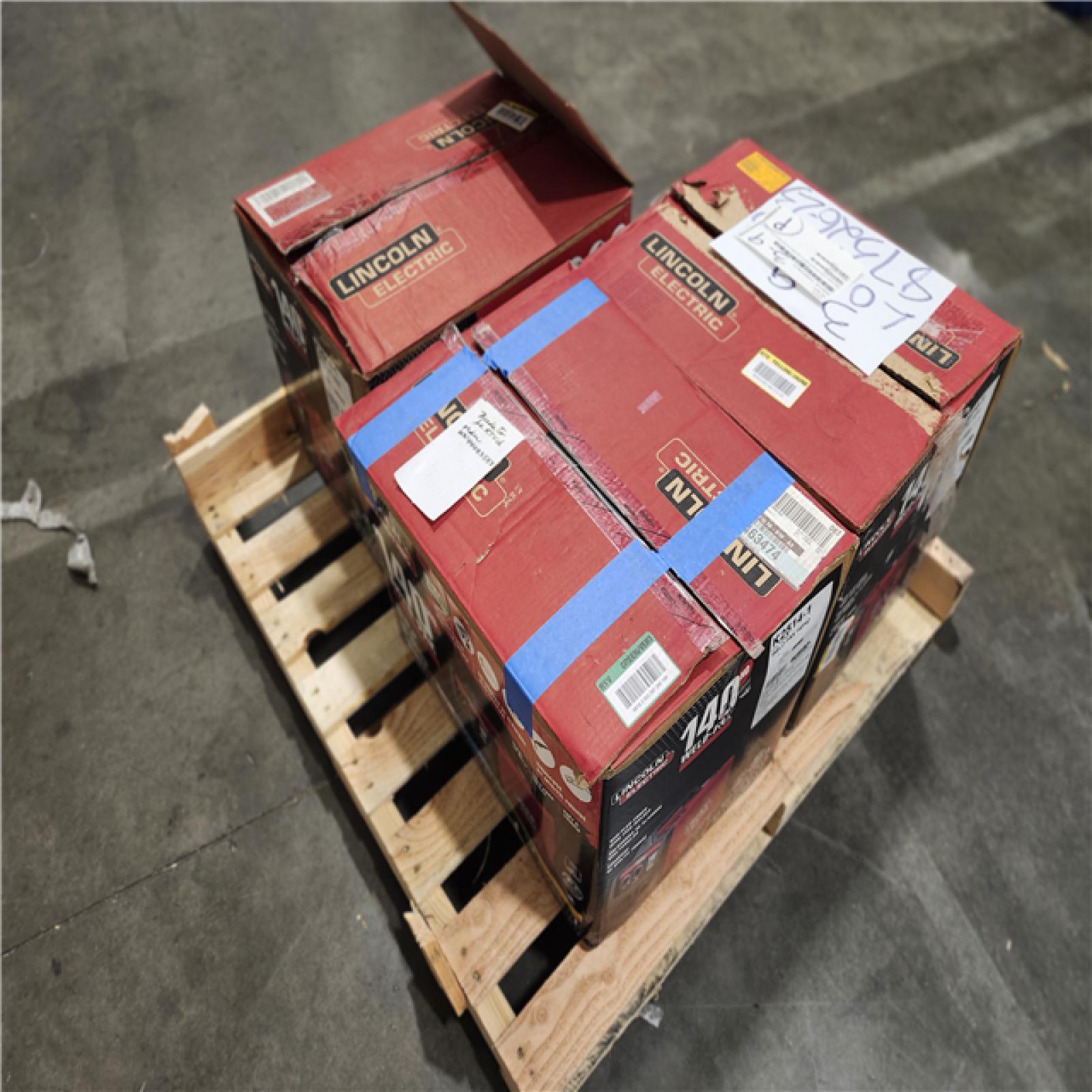 Dallas Location - As-Is Lincoln Electric Weld-Pak 140 Amp MIG Wire Feed Welder (Lot Of 3)
