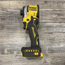 AS-IS DEWALT ATOMIC 20V MAX Lithium-Ion Cordless 1/4 in. Brushless Impact Driver Kit