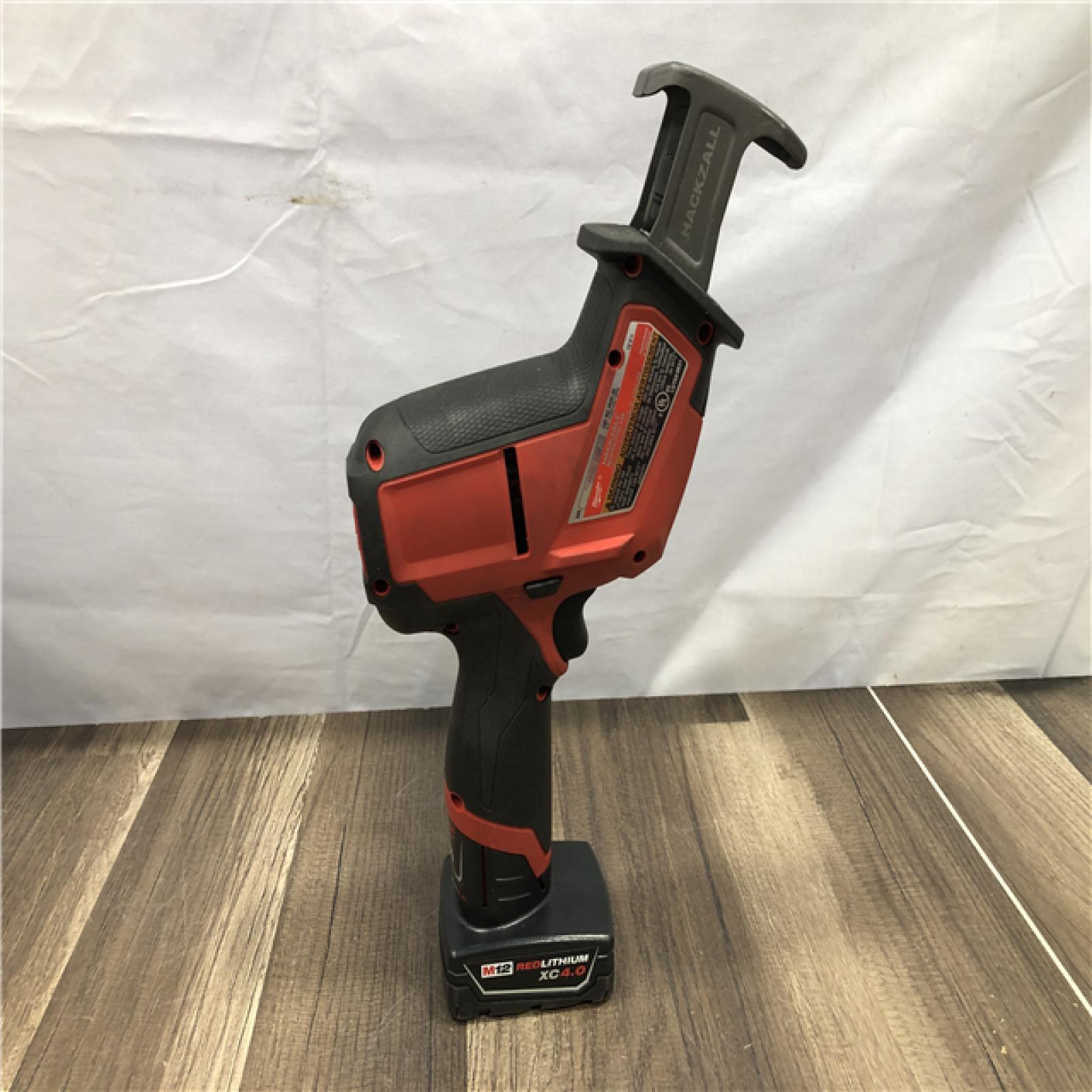 AS-IS Milwaukee FUEL 12V Lithium-Ion Brushless Cordless HACKZALL Reciprocating Saw Kit