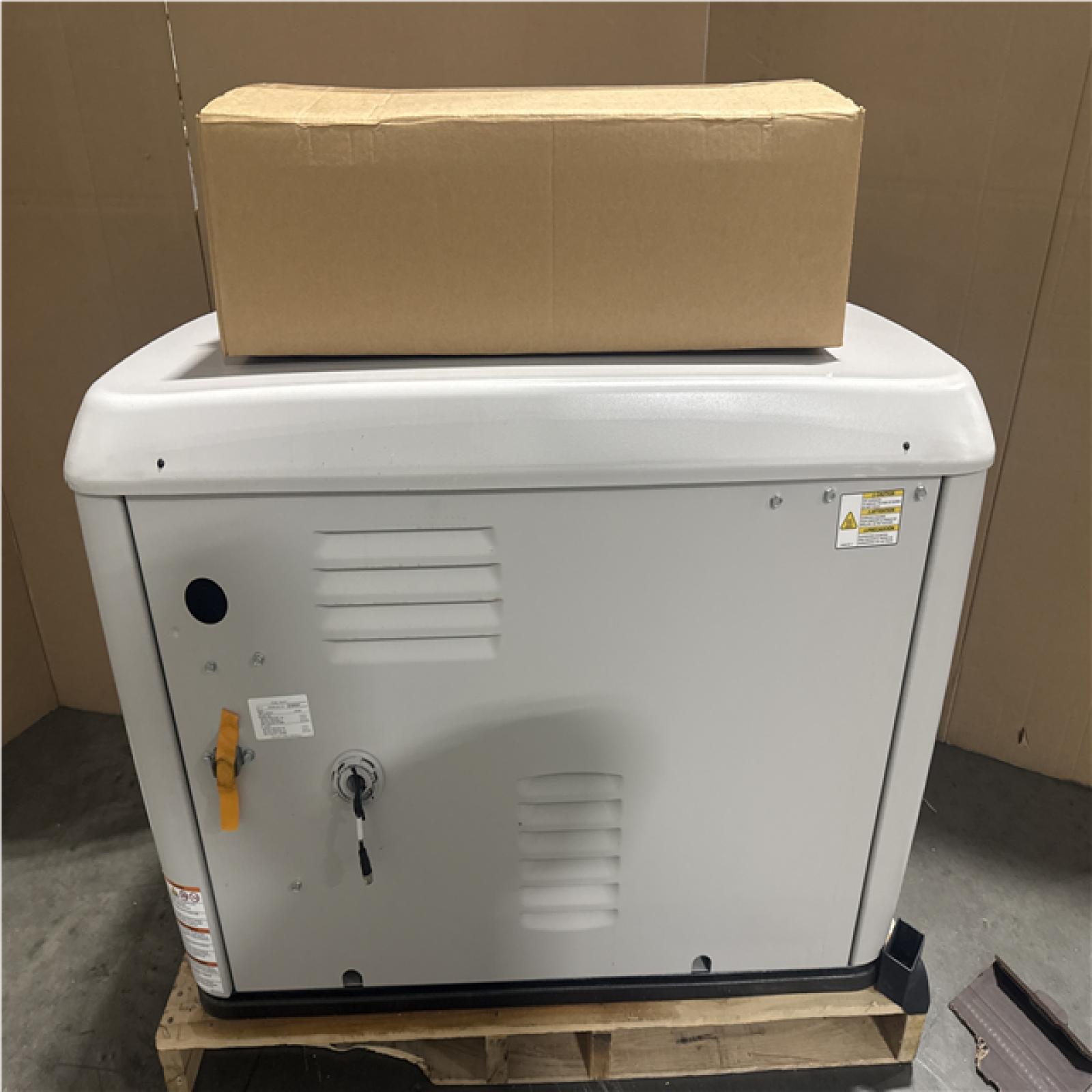 CALIFORNIA AS IS GENERAC 22KW BACK UP GENERATOR WITH AUTOMATIC TRANSFER SWITCH