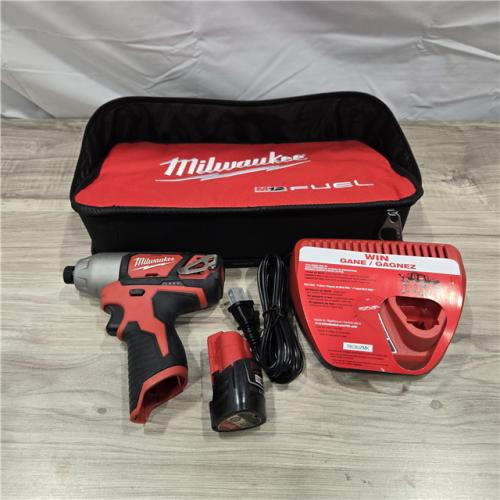 AS-IS Milwaukee 12V Cordless Hex Impact Driver Compact Kit