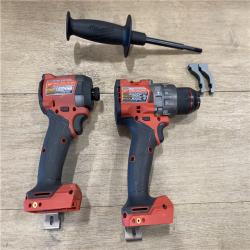 AS-IS Milwaukee FUEL 18V Lithium-Ion Brushless Cordless Hammer Drill and Impact Driver Combo Kit