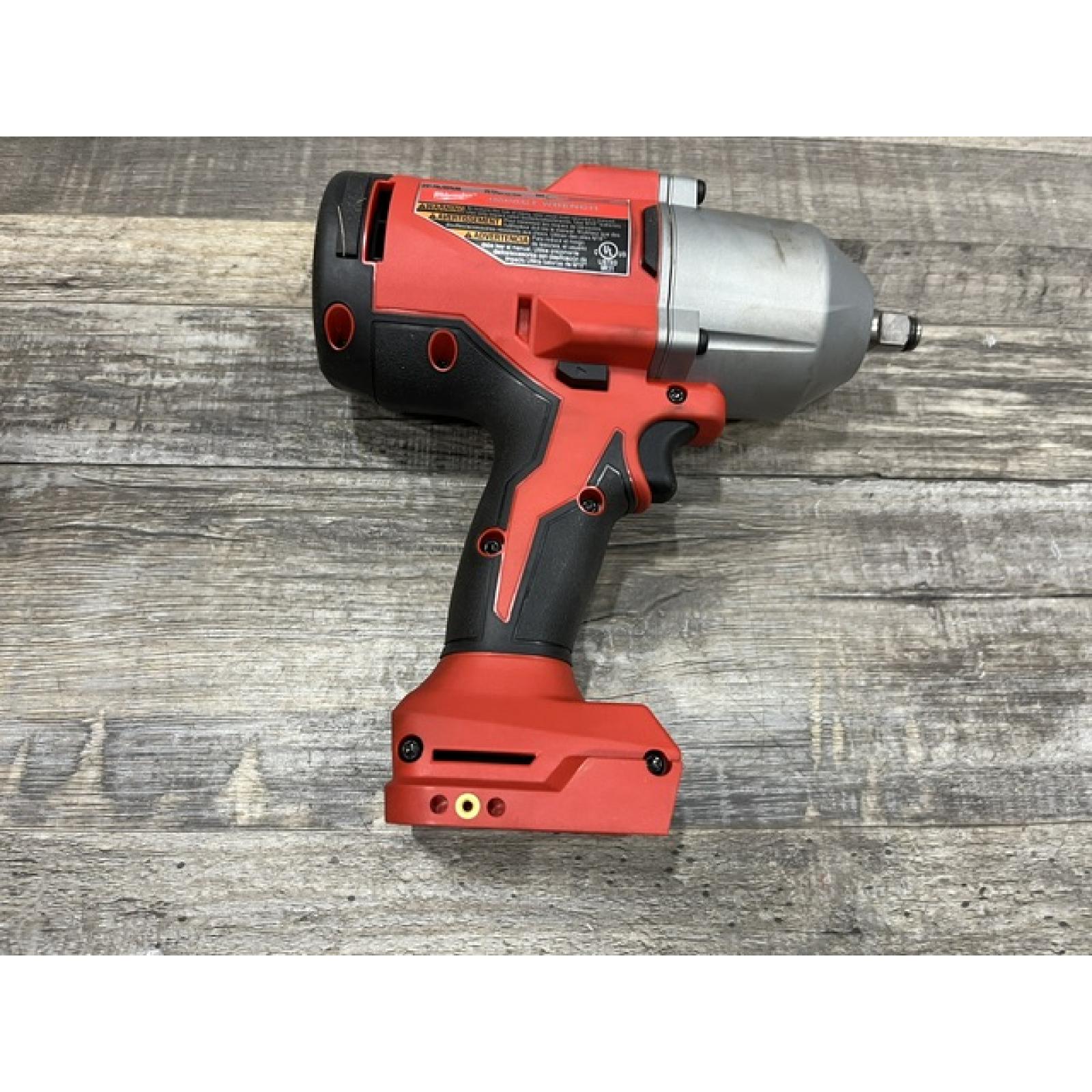 AS-IS Milwaukee 18-Volt Lithium-Ion Brushless 1/2 in. High Torque Impact Wrench with Friction Ring (Tool-Only)