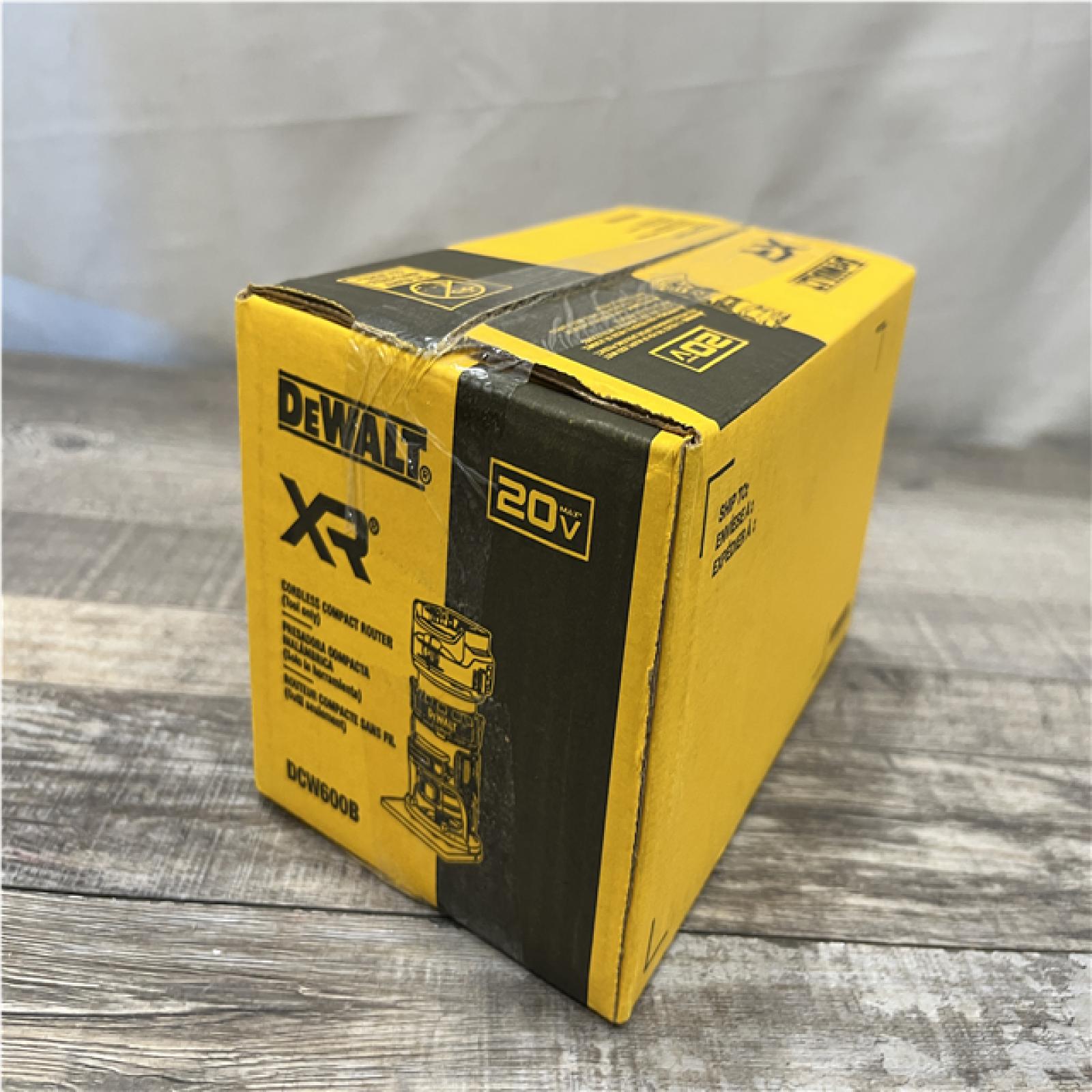 NEW - DEWALT 20V MAX XR Cordless Brushless Fixed Base Compact Router (Tool Only)