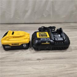 AS-IS Dewalt 20V Lithium-Ion 6.0Ah Battery Pack & Charger Kit