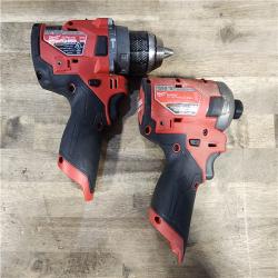 HOUSTON LOCATION - AS-IS Milwaukee 3497-22 12V Brushless Hammer Drill and Impact Driver Combo Kit