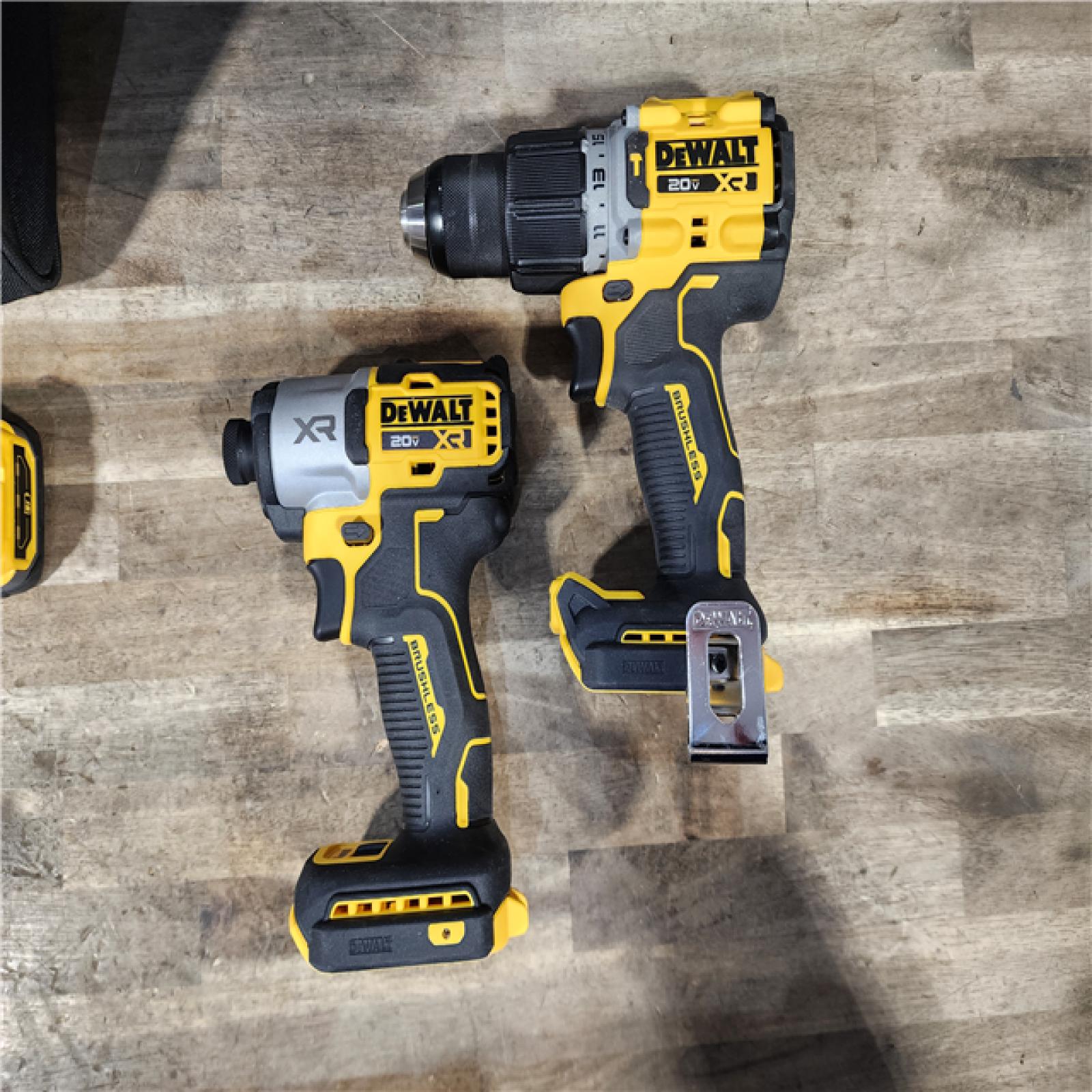 HOUSTON LOCATION - AS-IS DEWALT 2 TOOL COMBO KIT W/ (2) BATTERY & CHARGER