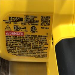 AS-IS DEWALT 20-Volt MAX 7-1/4 in. Cordless Circular Saw (Tool Only)